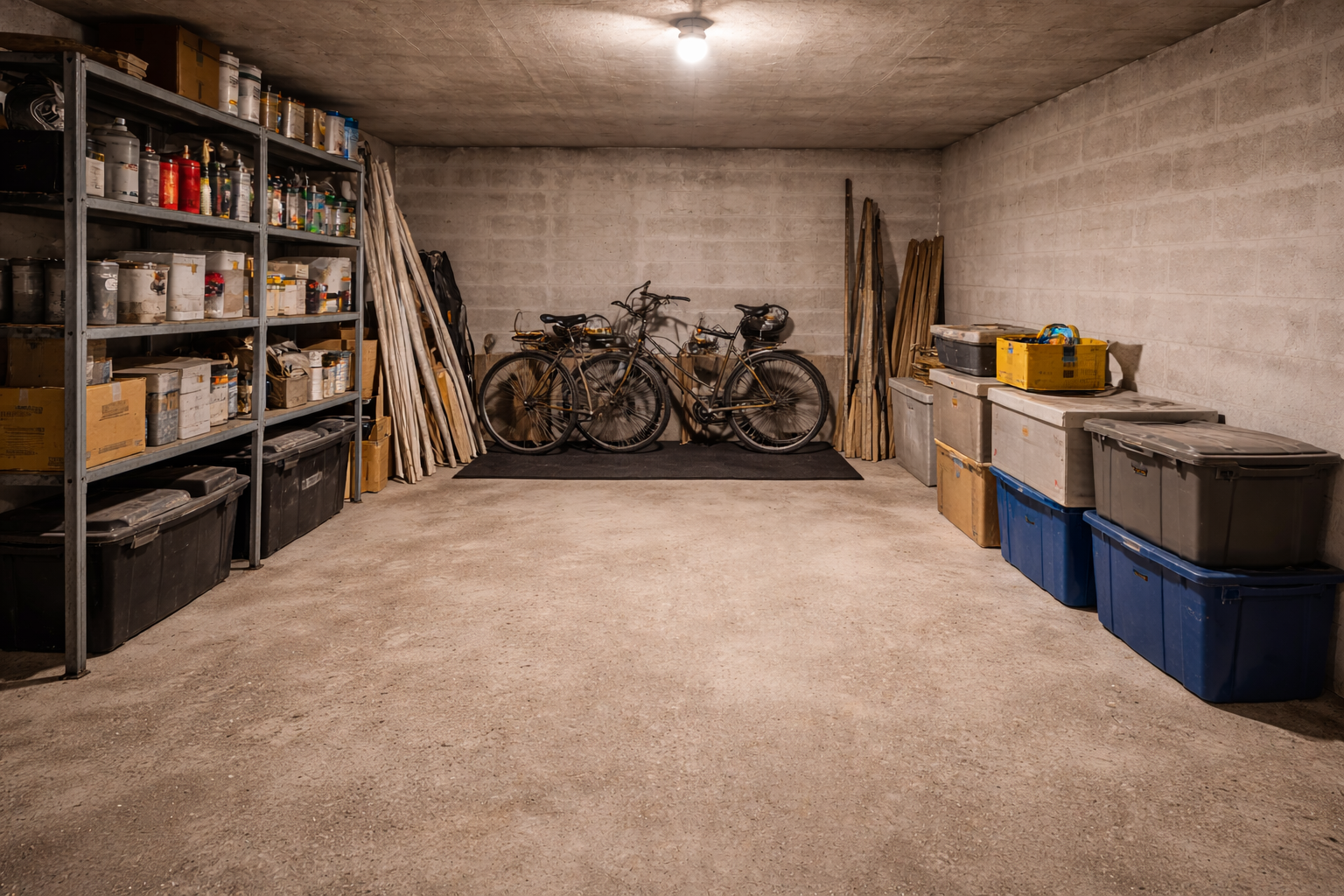 cave vide après débarras à Castelnau-le-Lez