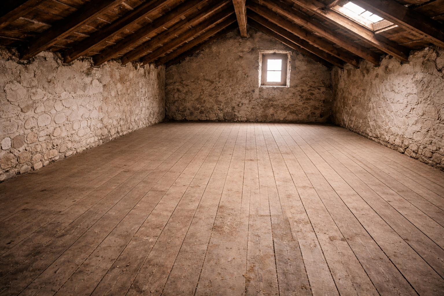 grenier vide après débarras à Montpellier